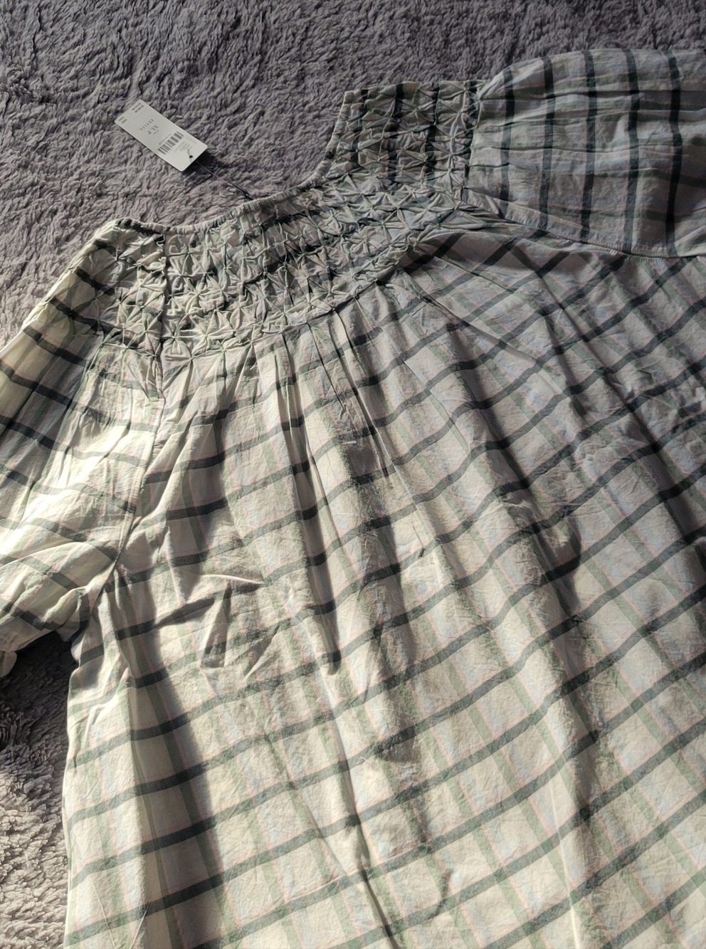 NWT Anthropologie Short Sleeve Button Size XLP - Picture 8 of 11